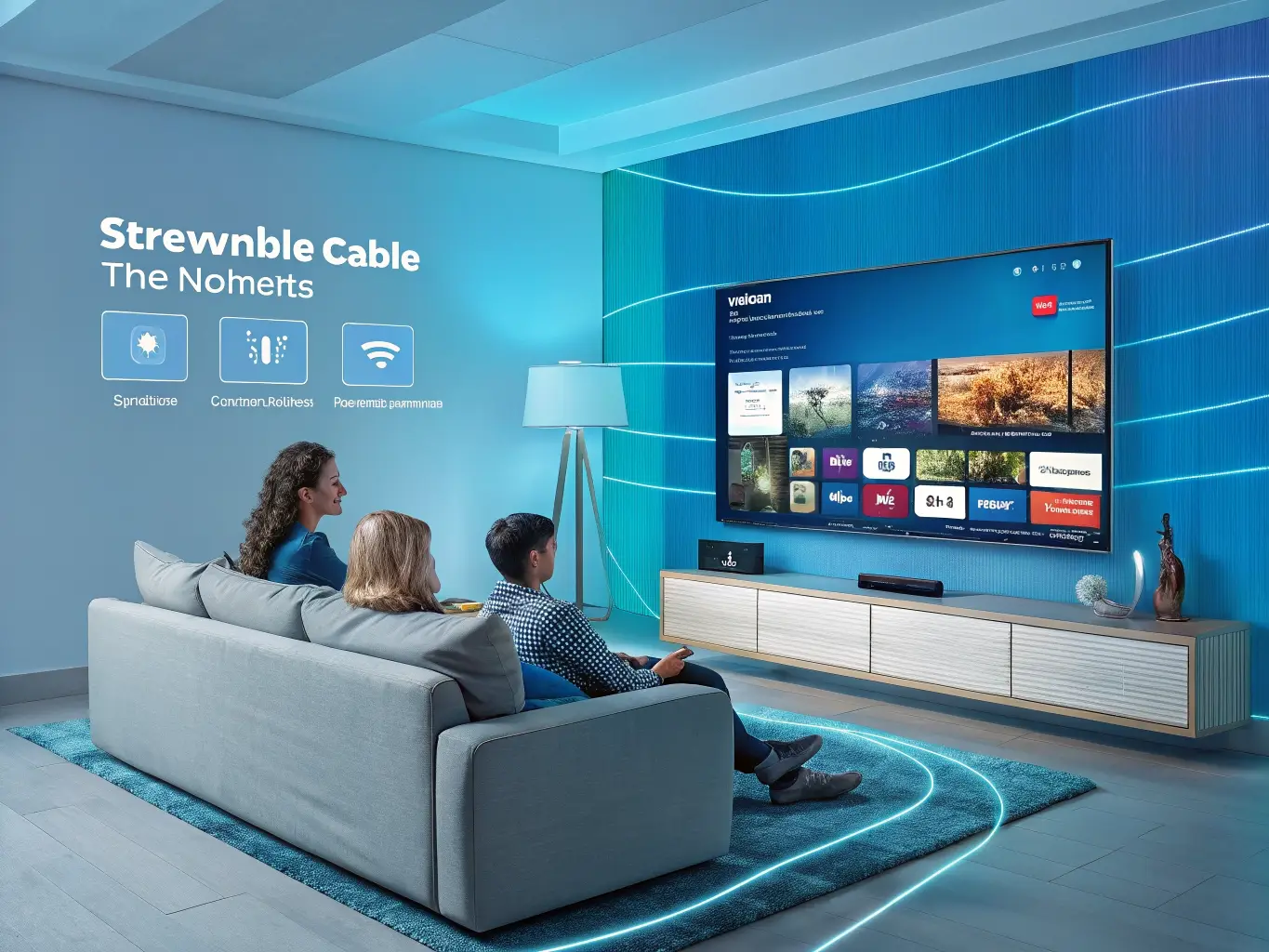 Secure local server architecture handling IPTV feeds