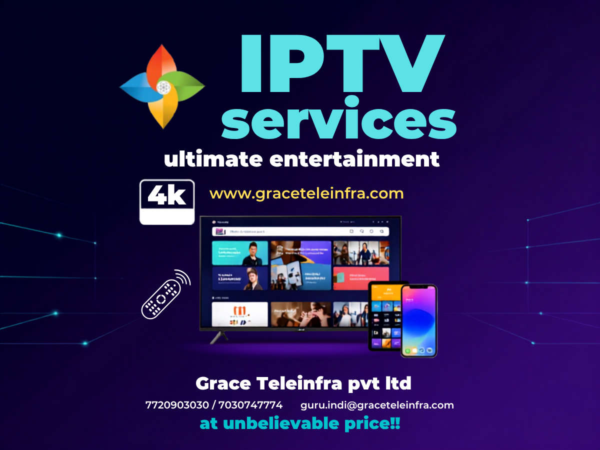 Best IPTV service provider in Pune Grace Teleinfra